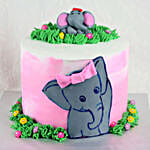 Jungle Theme Chocolate Cake for Kids