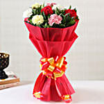 Online Mixed Carnations Bouquet