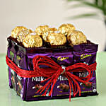 Ferrero Rocher & Dairy Milk Vase