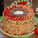 Fruit Walnut Designer Cake Half Kg Eggless