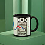 Dad Qualities Personalised Mug Hand Delivery