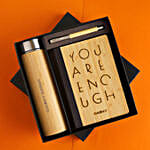 You Are Enough Personalised Bamboo Made Gift Set