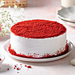 Red Velvet Fresh Cream Cakes Half kg Eggless