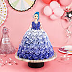 Hues of Purple Barbie Cake