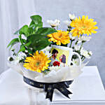 Personalised Mug with Money Plant