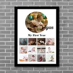 Personalised Babys First Year Photo Frame