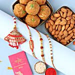 Sneh Family Rakhi Set N Sweet Savoury Delights