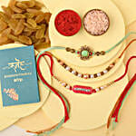 Sneh Heritage Look Rakhi Set NDry Fruit Combo