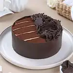 Whipped Black Forest Cream Cake Half Kg