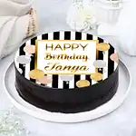Birthday Special Chocolate Photo Cake Half Kg