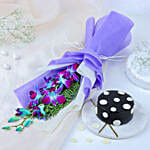 Mesmerising Orchid Cake Gift