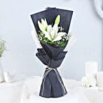 Hues of Enchantment Lily Bunch Bouquet