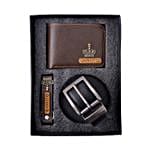 Personalised Mens Essential Kit Brown