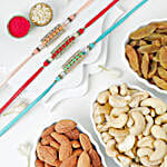 Stone Rakhi With Dry Fruits