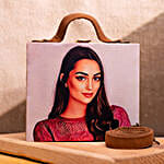 Caricature Suitcase Style Clutch Bag
