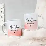 Mr N Mrs Keepsake Mug Set