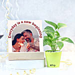 New Beginning Frame N Money Plant Set