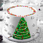 Chocolate Christmas Eggless Charm Cake 2Kg