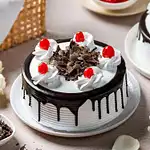 Delicious Black Forest Cream Cake  1 Kg
