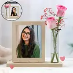 women power personalised frame n roses