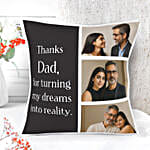 Dads Personalised Memory Cushion