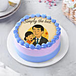Simply the Best Dad Cream Cake