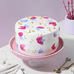Floral Elegance Butterscotch Bento Cream Cake
