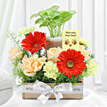 Radiant Baby Shower Flower Arrangement