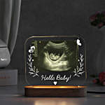 Welcome Little One Acrylic Photo Lamp