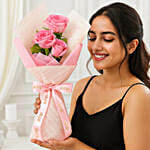 Romantic Pink Rose Arrangement
