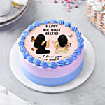 Bestie Birthday Eggless Chocolate Cake 500 g
