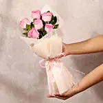 Send Pink Roses Bunch