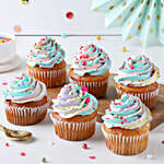 Colour Burst Cupcake for Kids