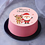 Santas Jolly Friends Eggless Cake 500g