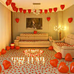 Romantic Decor Of Balloons and Candles