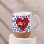 Personalised Valentine Heart Mug