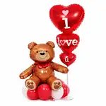Sweetheart Teddy Valentine Balloon Decor