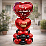 Bold Love Valentine Balloon Stack