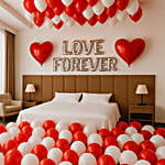 Forever Love Valentine Room Balloon Decor