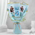 Our Love Story Photo Fridge Magnet Bouquet