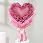 Soft Romance Gypsophila Valentine Bouquet