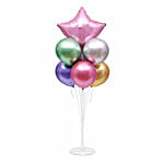 Jewel Tone Starburst Balloon Display