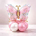 Pastel Wings Celebration Balloon Stack