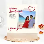 Personalised A Note for My Husband Photo Frame