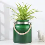 Whispering Green Spider Vase