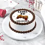 The Wait Is Over Eggless Birthday Cake 500 g