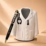 Personalised Doctor Pen Holder with Engraved Name Pen