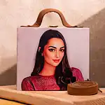 Caricature Suitcase Style Clutch Bag