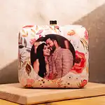 Personalised Blooming Love Clutch Bag
