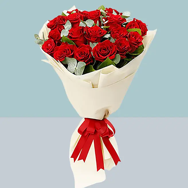 Bouquet of 20 Roses singapore | Gift Bouquet of 20 Roses- FNP